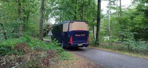 Grote blauwe rouwbus - foto 4